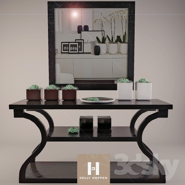 Decorative set by Kelly Hoppen 3DS Max - thumbnail 3