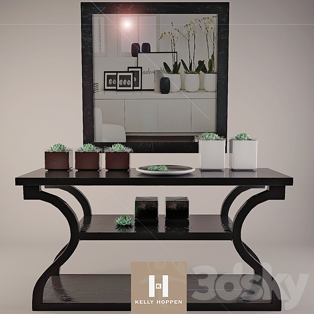 Decorative set by Kelly Hoppen 3DSMax File - thumbnail 1