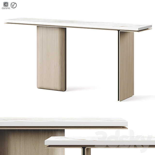 Desiron Workshop APD Console Table 3ds Max - thumbnail 1