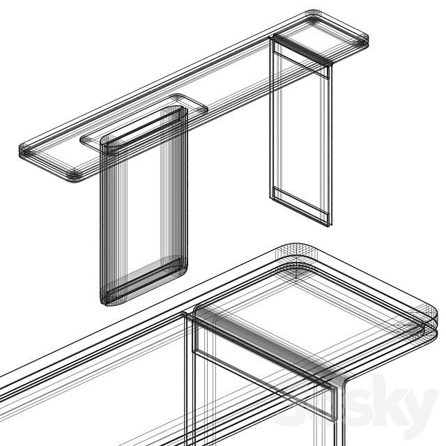 Desiron Workshop APD Marble Console 2024.2 3DS Max Model - thumbnail 6