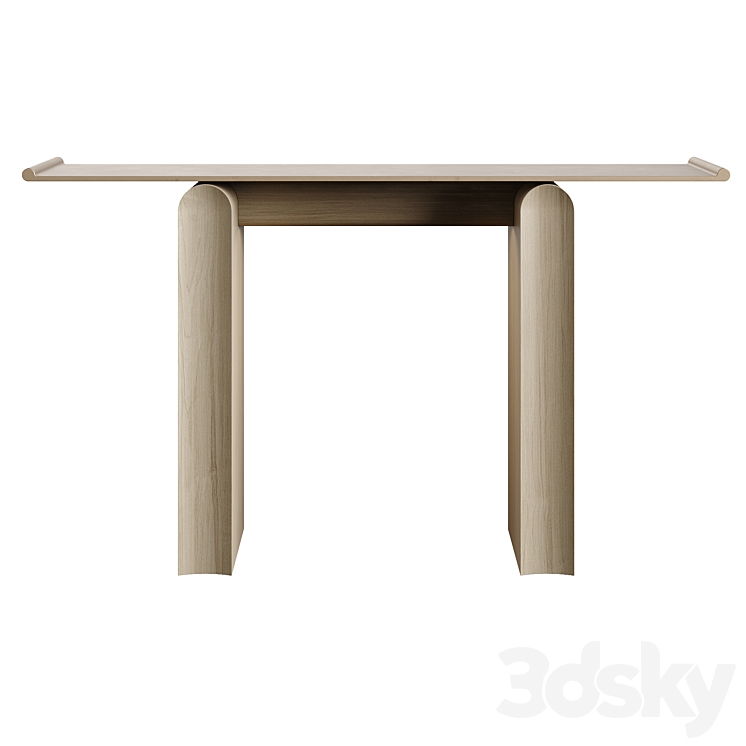 District Eight D8 Tonkin Console Table 3DS Max - thumbnail 2