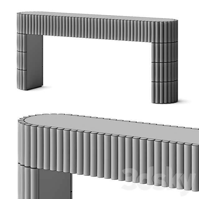 Dooq Nouvelle Vague Console Table 3DSMax File - thumbnail 3