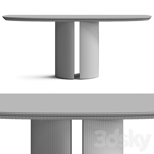 Eforma Dora Console Tables 3DS Max Model - thumbnail 4