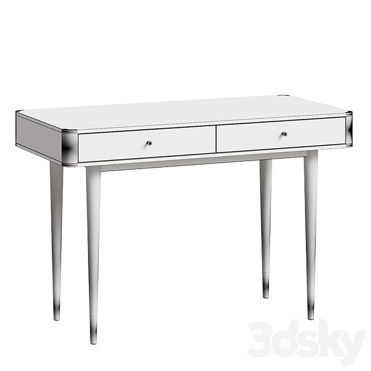 Eichholtz Console Mid Century Wooden Desk 3DS Max - thumbnail 2