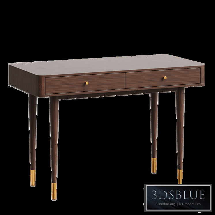 Eichholtz Console Mid Century Wooden Desk 3DS Max - thumbnail 3