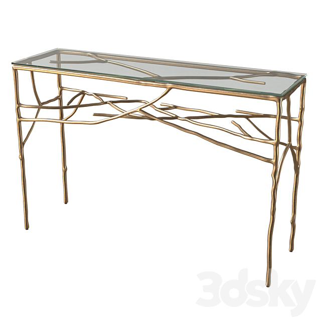 Eichholtz Console Table Antico 3ds Max - thumbnail 1