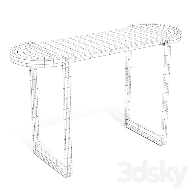 Eichholtz: Fabio – Console Table 3ds Max - thumbnail 3