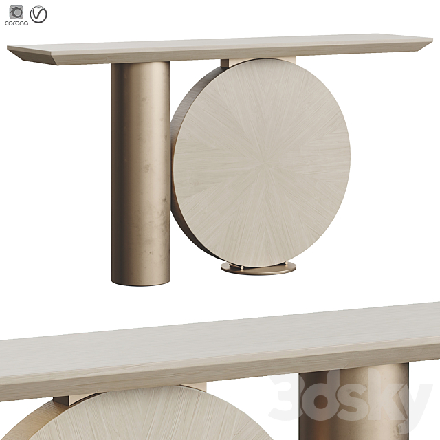 Eichholtz Usa SPRING Console Table 3DSMax File - thumbnail 1