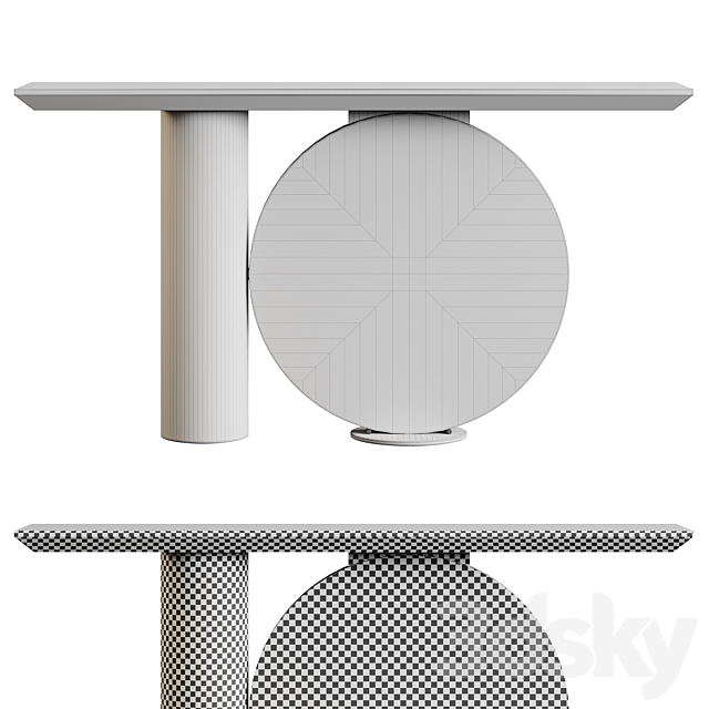 Eichholtz Usa SPRING Console Table 3DSMax File - thumbnail 7