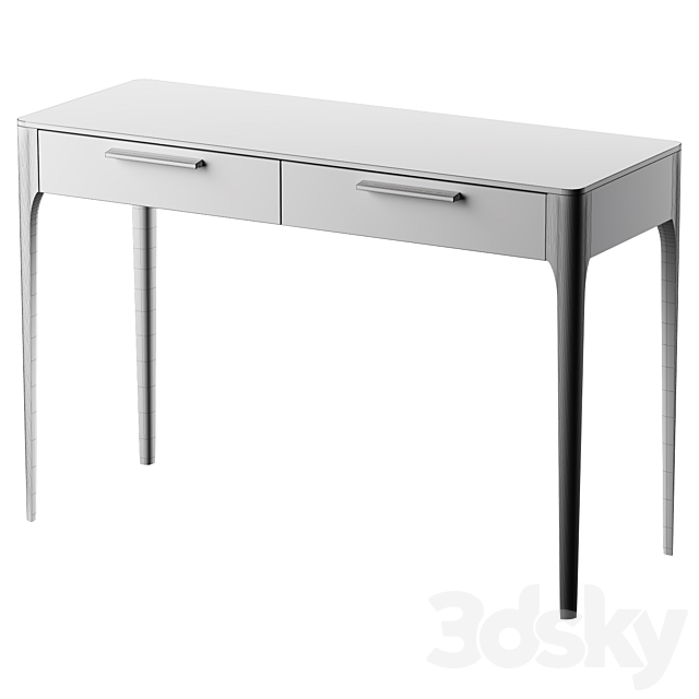 Ellipse Console Type 2 drawers 3DS Max Model - thumbnail 2