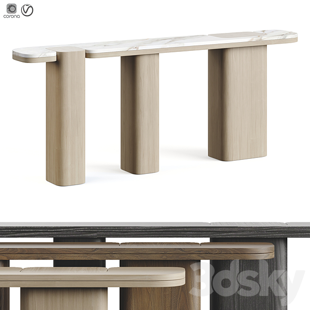 Erice C Carpanese Home Italia Console 3ds Max - thumbnail 1