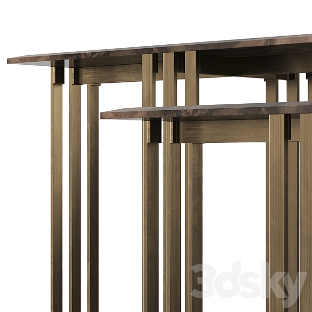 Etro Home Interiors Klee Console Tables 3DS Max Model - thumbnail 2