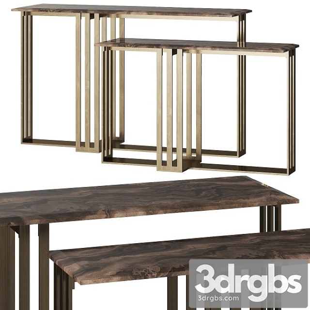 Etro Home Interiors Klee Console Tables 3dsmax Download - thumbnail 1