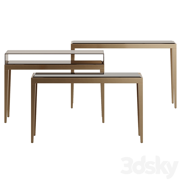 Fendi Dedalo 2022 Metal Console 3DS Max - thumbnail 1