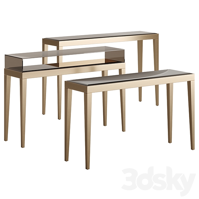 Fendi Dedalo 2022 Metal Console 3DS Max Model - thumbnail 4