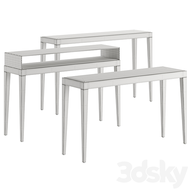 Fendi Dedalo 2022 Metal Console 3DS Max Model - thumbnail 5