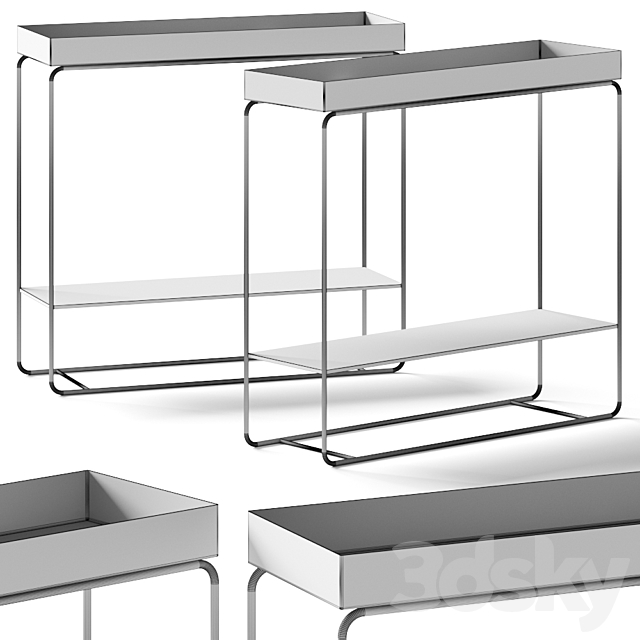 Ferm Living Plant Box Console Table 3ds Max - thumbnail 2