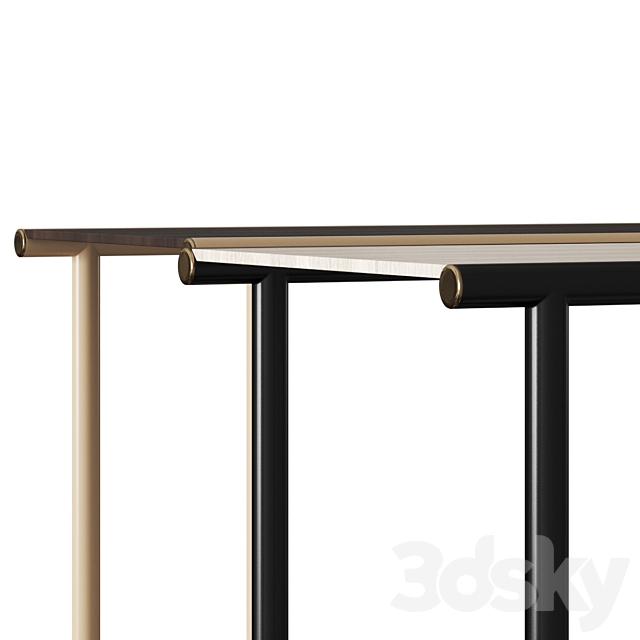 Flou Iko Console Tables 3DSMax File - thumbnail 2