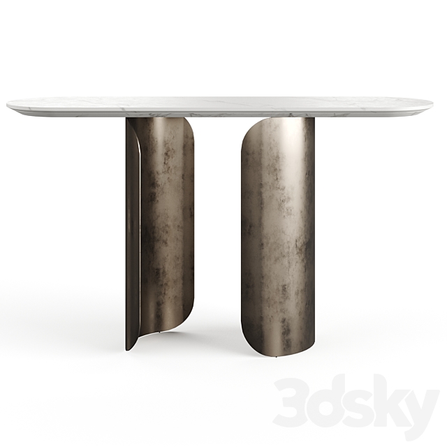 GABRIEL OPERA CONTEMPORARY OVAL CONSOLE 3ds Max - thumbnail 2