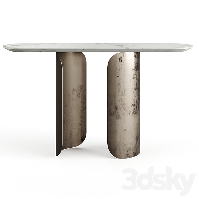 GABRIEL OPERA CONTEMPORARY OVAL CONSOLE 3ds Max - thumbnail 3