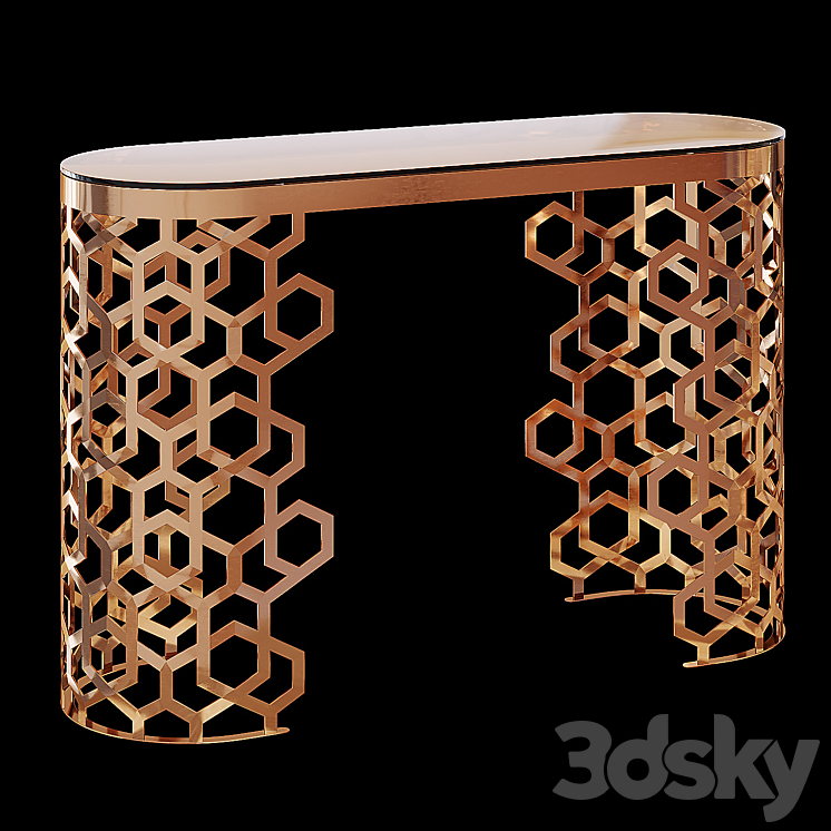 Garda Decor 13RXC3045-GOLD 3DS Max - thumbnail 1