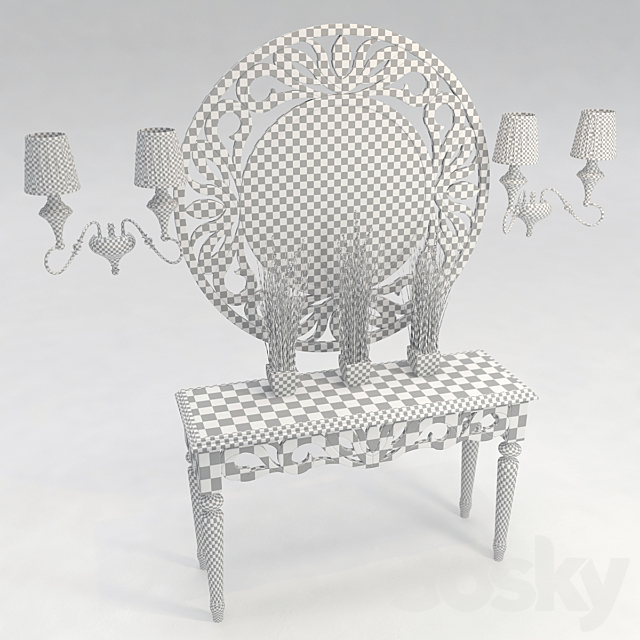 Garda Decor Set 09 3DS Max Model - thumbnail 3