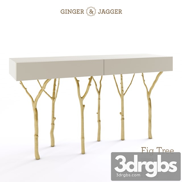 Ginger & jagger fig tree console 2 3dsmax Download - thumbnail 1