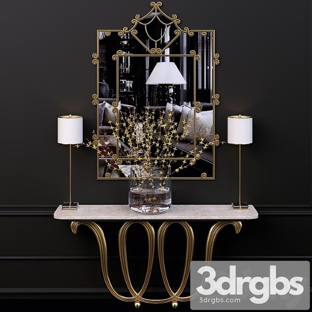 Global views byron brown entertainment console 2 3dsmax Download - thumbnail 1