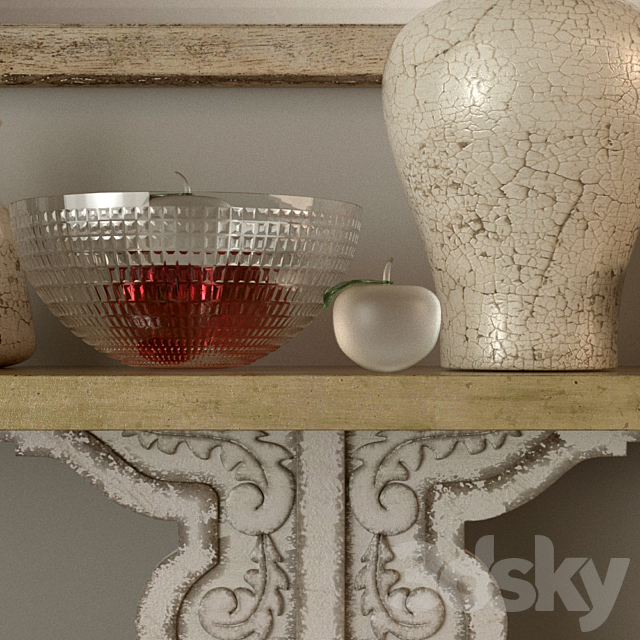Hooker Console Table. Mirror 3DSMax File - thumbnail 3