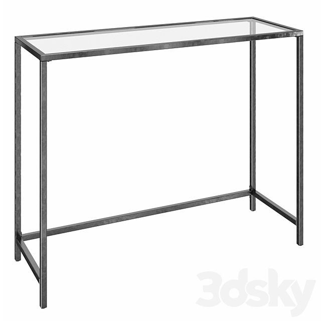 Huxley 39.4 ” Console Table 3ds Max - thumbnail 1