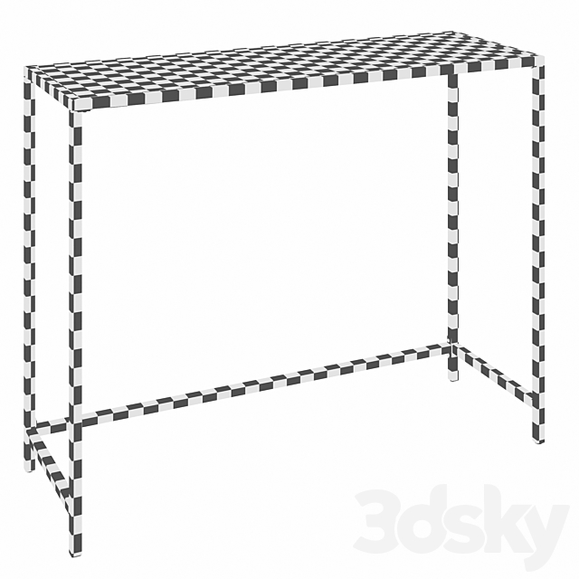 Huxley 39.4 ” Console Table 3ds Max - thumbnail 3