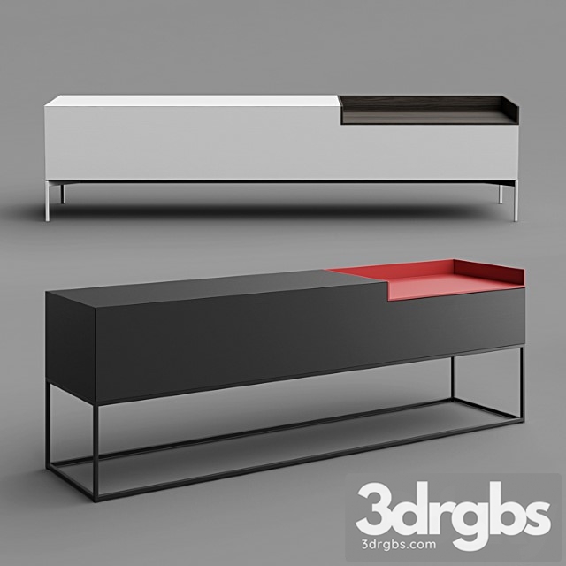 Inmotion Sideboard by MDF Italia 3dsmax Download - thumbnail 1