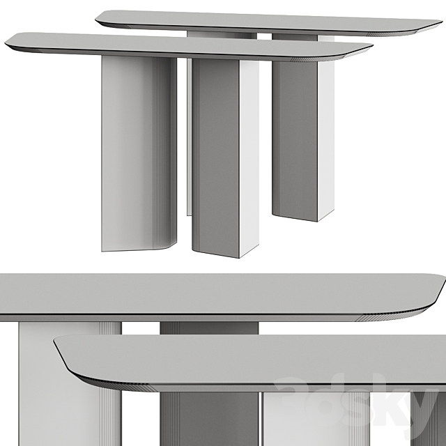 International Marmi Frisbie Console Tables 3DSMax File - thumbnail 2