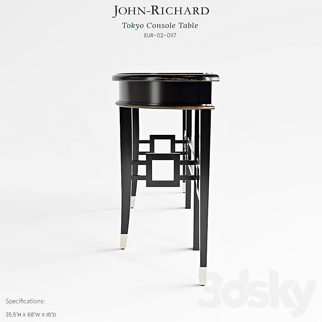 John Richard Tokyo Console Table 3ds Max - thumbnail 2