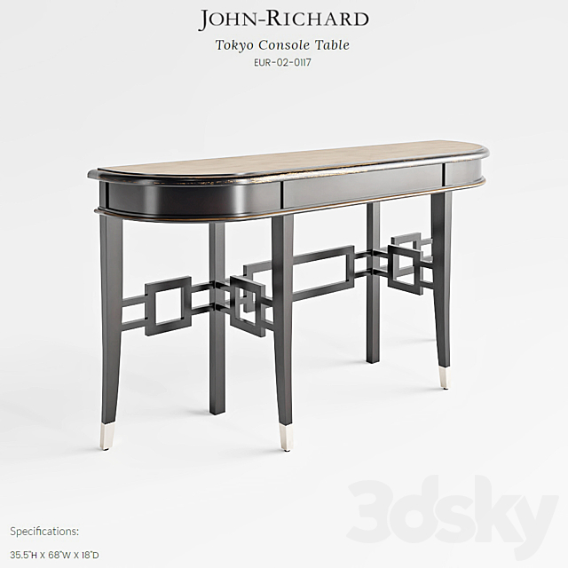 John Richard Tokyo Console Table 3ds Max - thumbnail 3