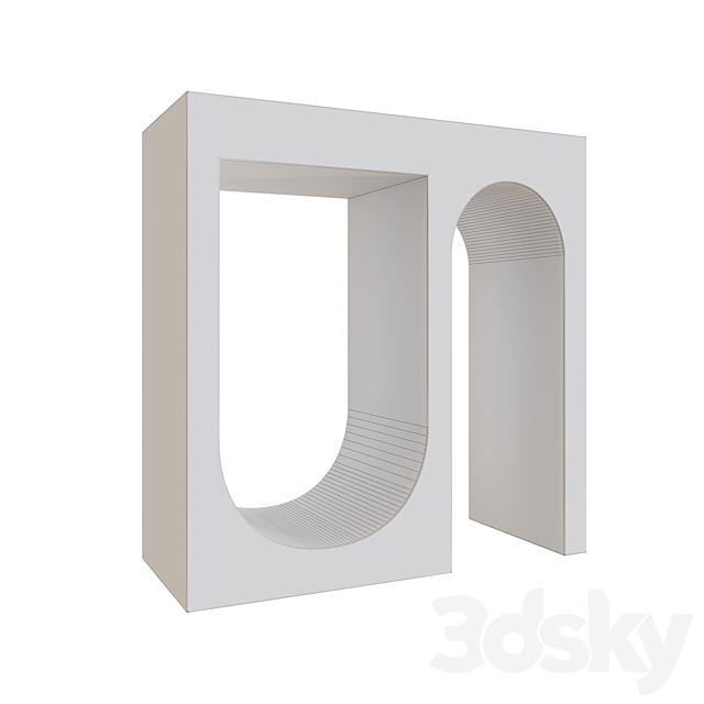 Kellywearstler ROXBURY PETITE CONSOLE 3DSMax File - thumbnail 2