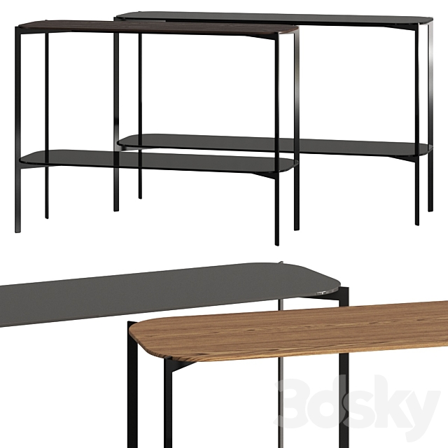 Kendo Mobiliario Exo Console Tables 3ds Max - thumbnail 1