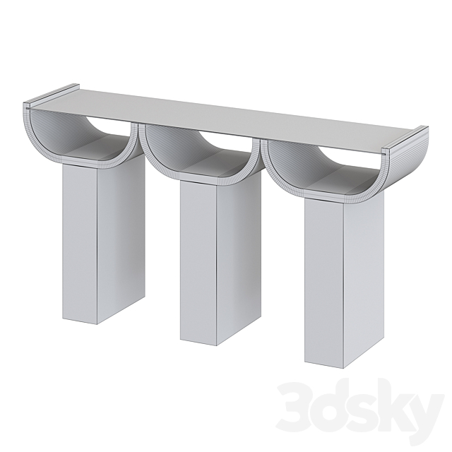 Kolkhoze Triple – console table 3ds Max - thumbnail 2