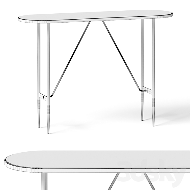 La Forma _ Julia Grup Elisenda Console Table 3DS Max Model - thumbnail 2