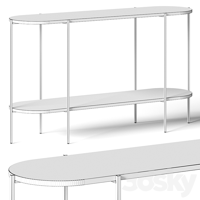 La Forma _ Julia Grup Palmia Console Table 3ds Max - thumbnail 2