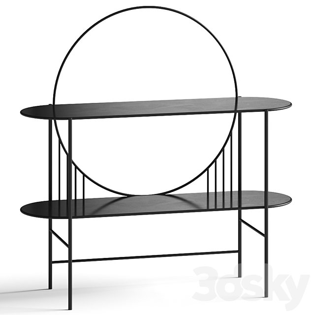 La Redoute Ginola Metal Console Table 3ds Max - thumbnail 1