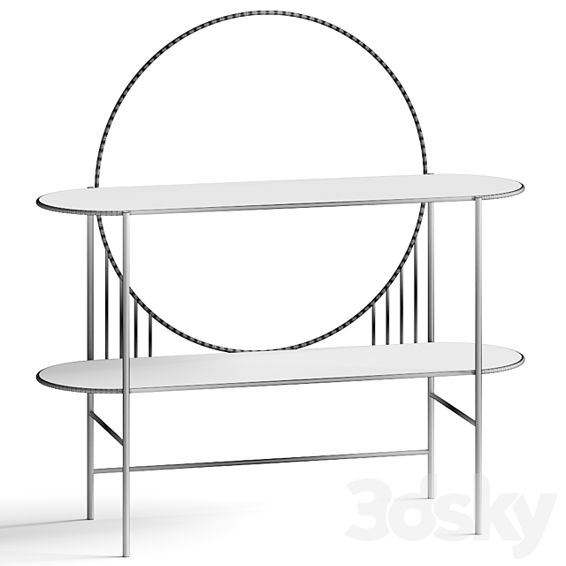 La Redoute Ginola Metal Console Table 3ds Max - thumbnail 2