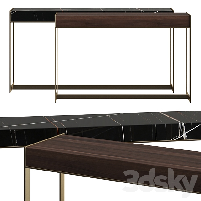 Laskasas Anthony Console Tables 3ds Max - thumbnail 1