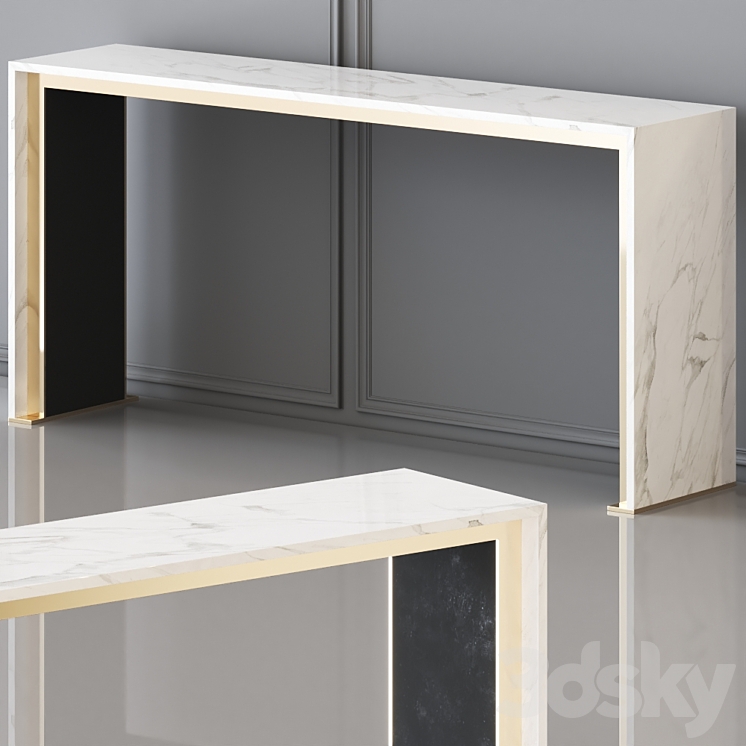 Laskasas JILL – Console Table 3DS Max - thumbnail 1