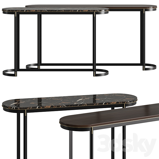 Laskasas Lyssa Console Table 3ds Max - thumbnail 1