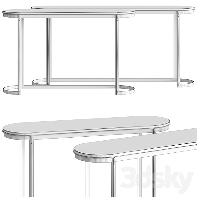 Laskasas Lyssa Console Table 3ds Max - thumbnail 2