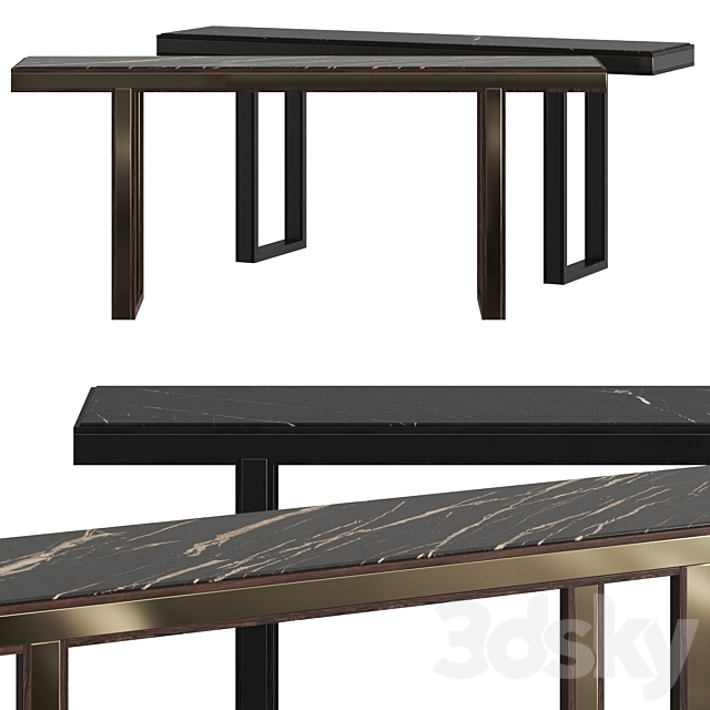 Laskasas Pearl Console Table 3DSMax File - thumbnail 1