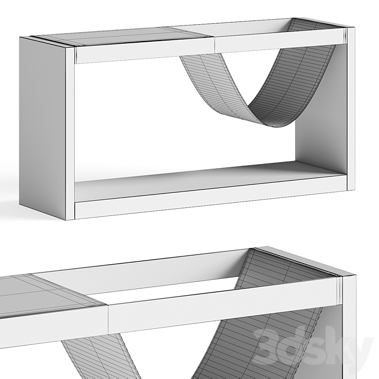 Laskasas Ryan Console Table 3DS Max - thumbnail 2