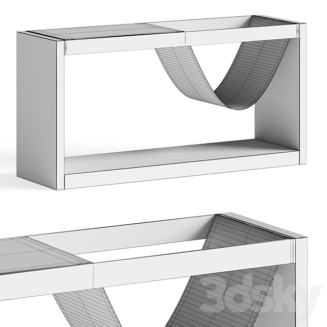 Laskasas Ryan Console Table 3DSMax File - thumbnail 2