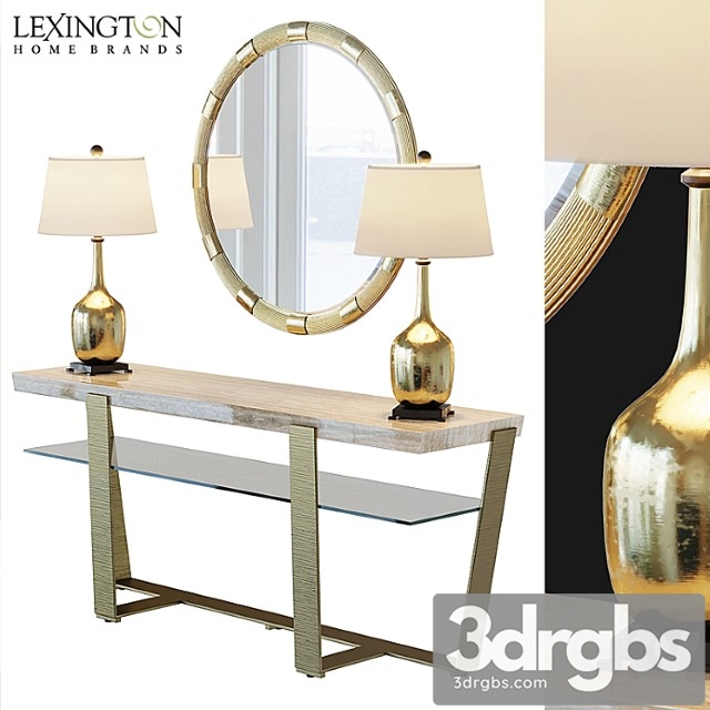 Laurel Canyon Griffith Park Console Table 3dsmax Download - thumbnail 1